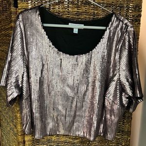 Ashley Nell Tipton for Boutique - Size: 2X Sequence, crop top, Pre-Owned